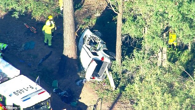 Upper Caboolture crash Woman dead and young child is fighting