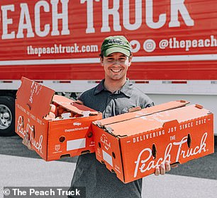 Original image of the 2021 Peach Truck