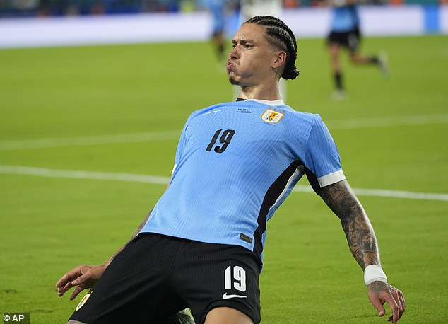 Liverpool striker Darwin Nunez helped Uruguay get off to a flying start at the Copa America
