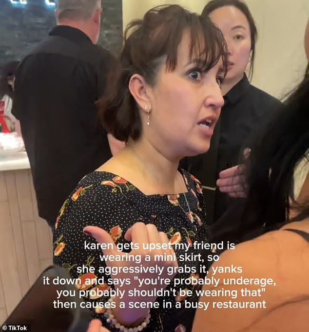 Ida Lorenzo was charged with a Class A misdemeanor following the April 20 skirt-pulling incident in the lobby of a Japanese steakhouse in St. George, Utah.  A TikTok video of the altercation, filmed by one of the victim's friends, later went viral