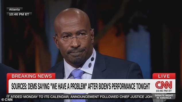 CNN's arch-liberal Van Jones couldn't hide his disappointment with Joe Biden for his weak, lethargic, 'painful' performance during his debate with Donald Trump