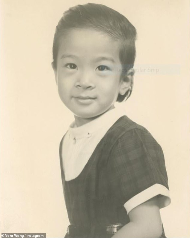 Vera Wang shared an adorable throwback photo on social media in honor of her 75th birthday