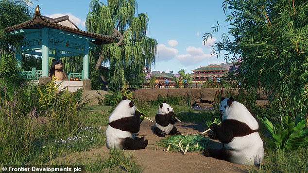 Eating shoots: Frontier said high demand for its back catalog games and Planet Zoo: Console Edition pushed sales to around £89 million in the 12 months ending May