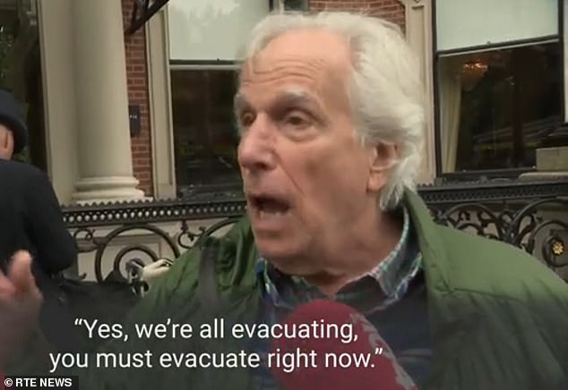 Happy Days star Henry Winkler has gone viral thanks to his epic response after a newscaster stopped him on the street to interview him about a hotel fire