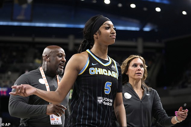 The WNBA rescinded one of Angel Reese's technical fouls on Tuesday night