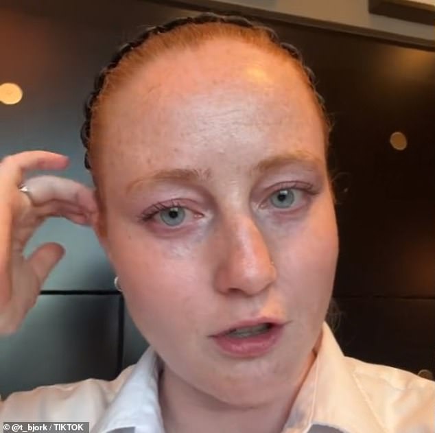 Tara Bjork was fired from her job at the Restoration Hardware RH Rooftop Restaurant in Charleston, North Carolina after recording and posting a video of a man on a date with an inflatable doll