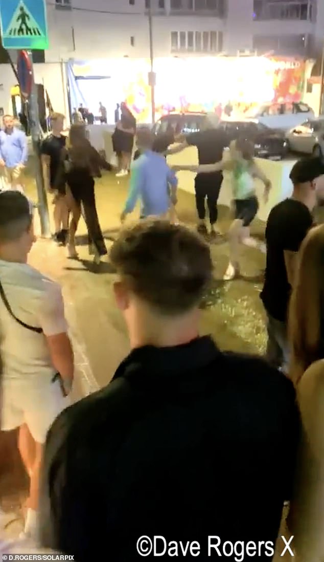 A Spanish politician has claimed that Wayne Lineker held only himself responsible for the Ibiza street attack (seen in this grab from footage of the incident) in which he was knocked unconscious in an extraordinary attack on the British club owner.