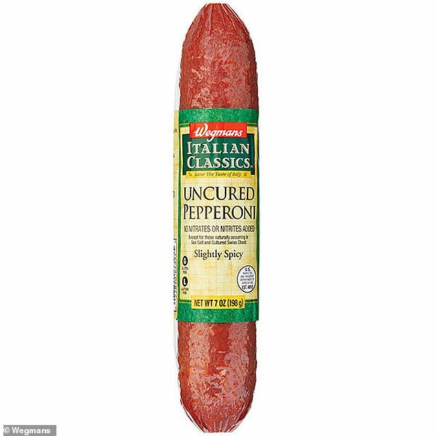 Wegmans on Friday issued a recall for its Italian classics, uncured pepperoni, due to 'possible contamination with foreign metal material'