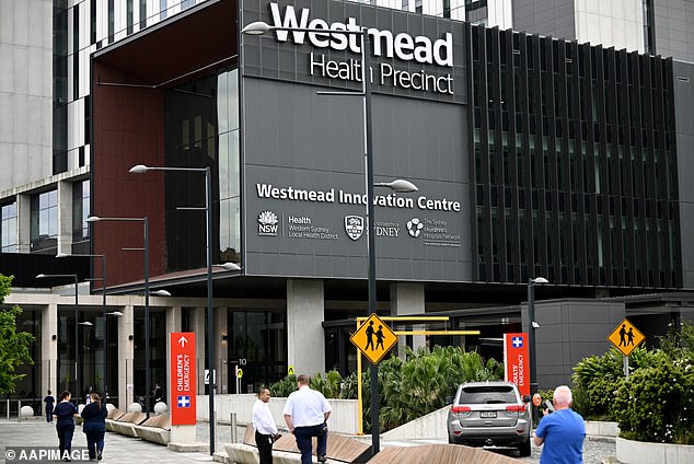 The man who allegedly attacked three security guards and a nurse at Westmead Hospital is under police guard