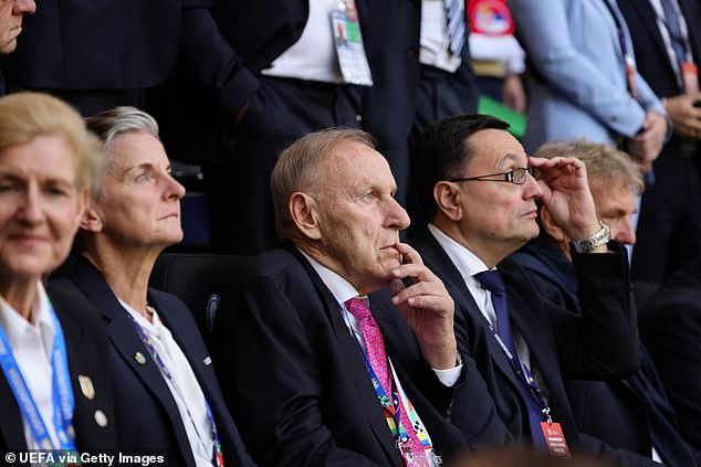 The Secretary General of the Football Association of Serbia, Jovan Surbatovic (far right in the photo), has submitted a request to UEFA to punish Croatia and Albania