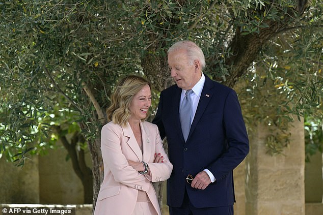 President Joe Biden was back in the spotlight in Italy for the G7, where he was greeted by Italian Prime Minister Giorgia Meloni.  His only response to his son Hunter's guilty verdict was in a written statement