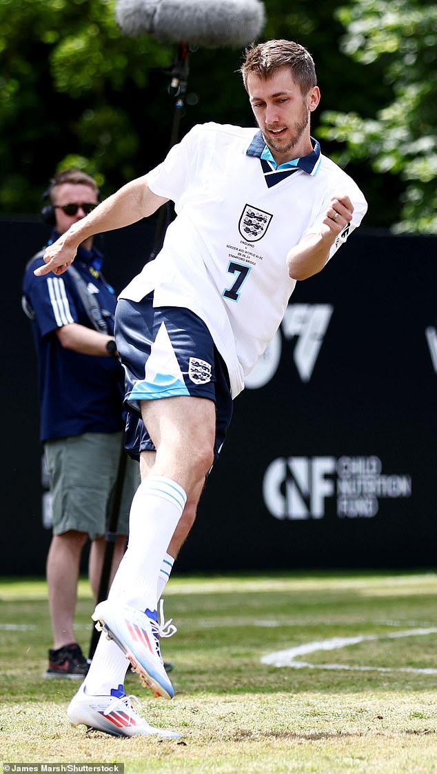 Soccer Aid England's squad was announced earlier this month ahead of the highly anticipated charity match taking place on Sunday (Miniminter pictured on Friday)