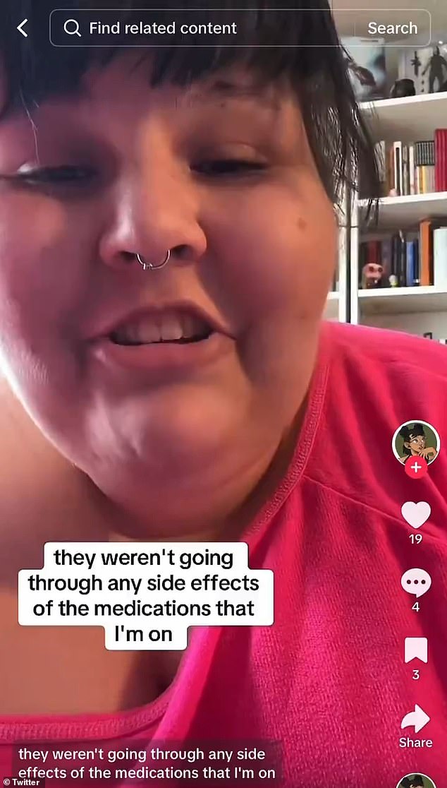 A woman used TikTok to share her health concerns with her followers after she was unhappy with the advice her doctor gave her