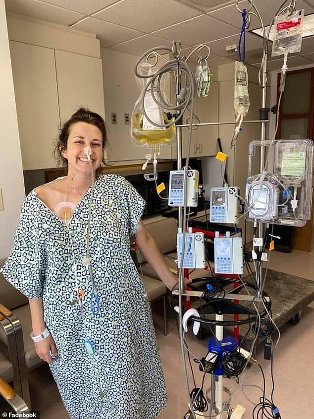 Danielle Perea was told she was hours away from death about five years ago after showing up at hospital with stomach pains.  The source was her small intestine, plagued by dead tissue.  A transplant was necessary and she could live until she could get one