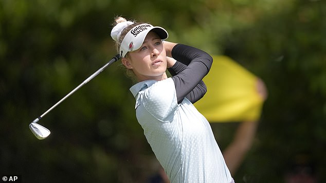 Nelly Korda has pulled out of an event in London next week due to a strange injury
