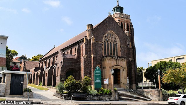 An armed man has been arrested after interrupting an innocent group of churchgoers attending mass in Sydney
