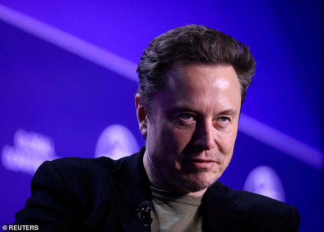 Elon Musk (pictured) officially allows users to post porn on X and users are outraged at seeing the unwanted content on their feed and are calling for a ban