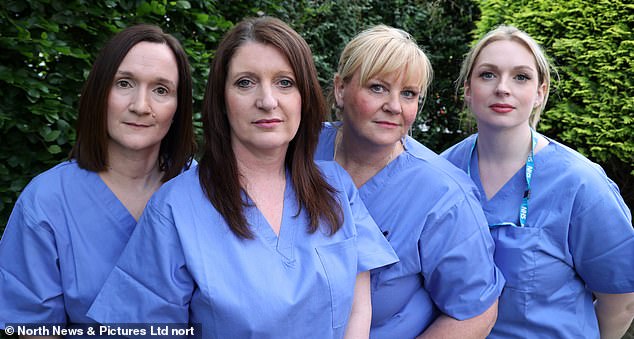 Tracey Hooper, Annice Grundy, Lisa Lockey and Bethany Hutchinson have bravely spoken out