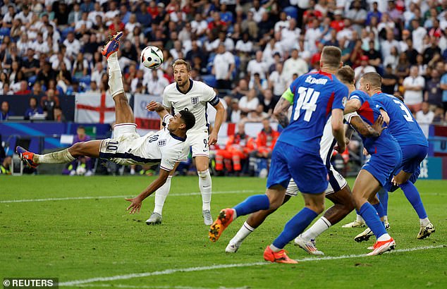 England's Euro 2024 journey looked at before Bellingham produced stunning acrobatic finish