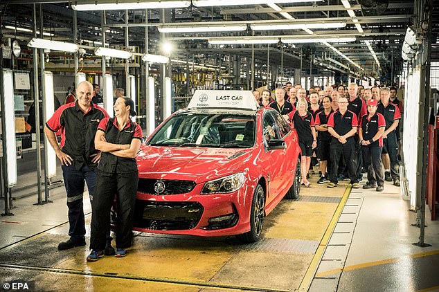 In October 2017, Holden produced its last car in Adelaide, a year after Ford and Toyota closed their factories in Victoria