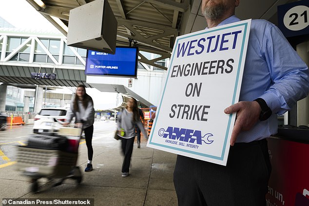 The Aircraft Mechanical Fraternal Association has claimed that WestJet's 