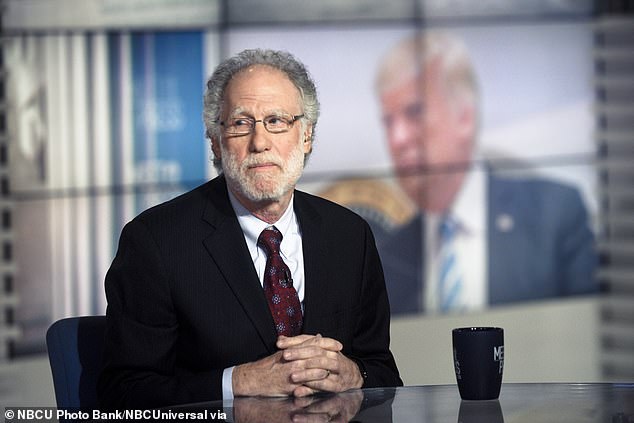 Biden's family was also reportedly critical of the trio, asking what happened during the debate rehearsals, where Dunn's husband and Biden's personal attorney Bob Bauer (pictured) was a stand-in for Trump.