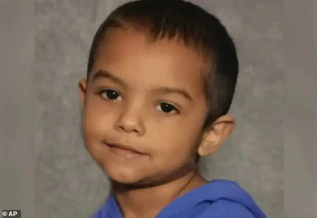 The deceased child, DeShaun Matinez, was usually kept in a closet at the family home for 16 hours at a time and weighed just 18 pounds when his corpse was found in March 2020.
