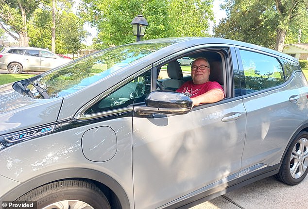 Paul Hartweck from Houston saved $400 on gas in five months with his electric car