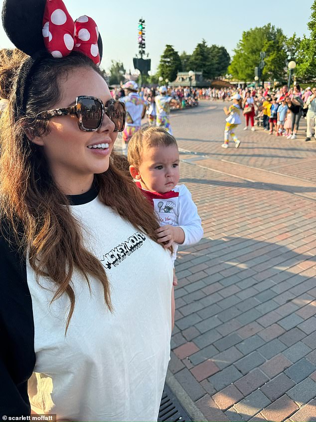 Scarlett first visited Disneyland Paris when she was six and it was her and Scott's first holiday together, so she said it was 