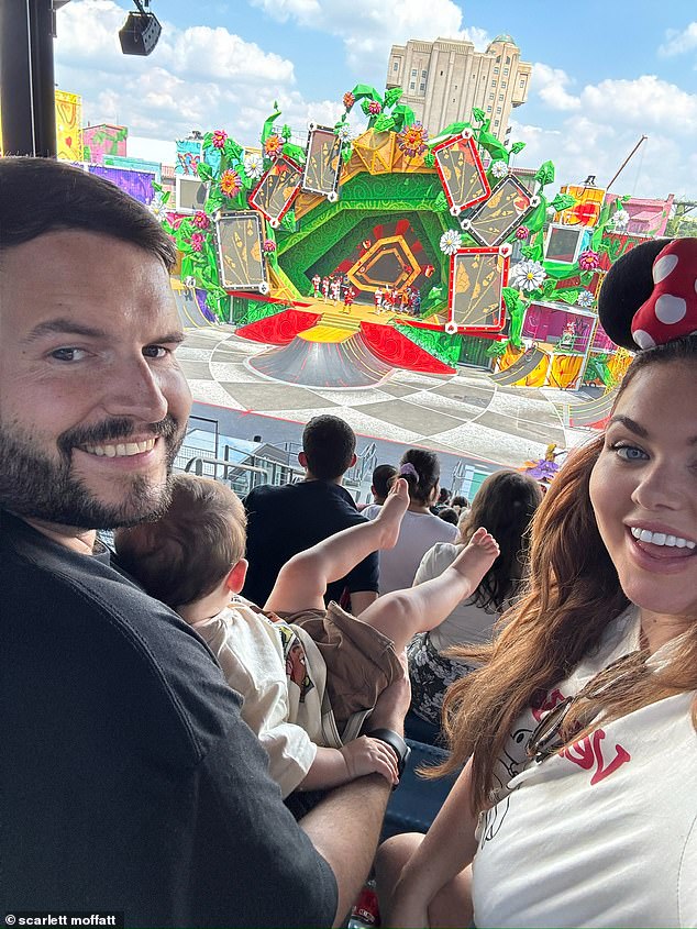 Scarlett, Scott and Jude enjoyed three days of fun at the resort, enjoying rides, meet-and-greets and Disney dining during the grand Royal Banquet experience