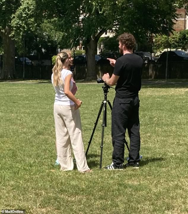 On Saturday, as rumors swirled, Sam and Zara were spotted filming together in Chelsea, in a video exclusively obtained by MailOnline