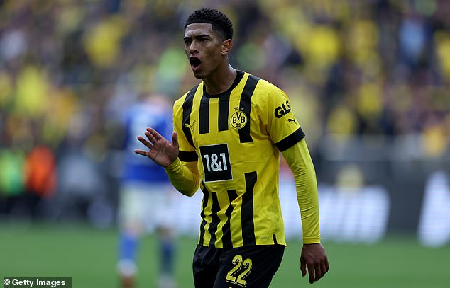 Bellingham's former teammates at Borussia Dortmund are said to have been happy to see him leave the club
