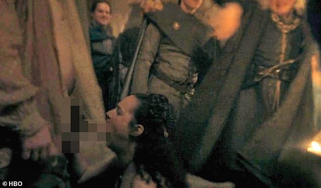 In the latest episode of the HBO drama, fans got an eyeful when they saw one of the characters performing oral sex on another