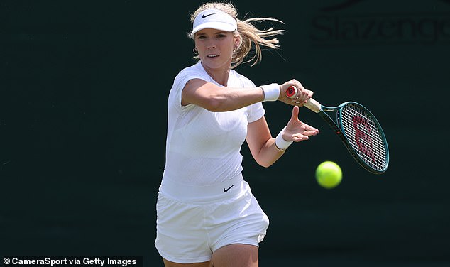 Katie Boulter is also in action as she looks to build on a good start to the grass season