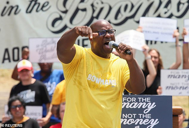 Bowman was an outspoken supporter of the defund the police movement before taking office and during his time in office