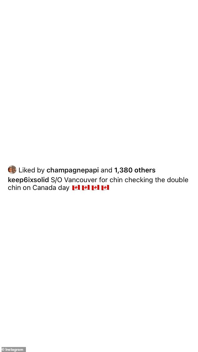 Toronto-based Instagram blogger Keep6ixSolid noted that Drake liked the video, though the rapper has not said anything further publicly