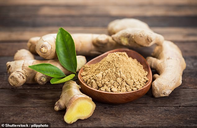 Ginger may aid in weight loss, according to a study in the journal Nutrition Reviews