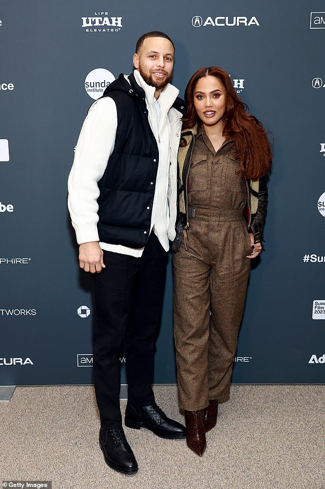 NBA star Steph Curry's wife shared an adorable video of 7-week-old Caius resting on her Instagram Story; Steph and Ayesha seen in 2023