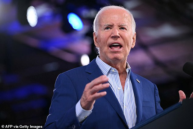 On Saturday, Biden appeared at a New York City fundraiser in a glitzy Long Island resort town and, according to one attendee, read a simple 15-minute speech via teleprompter before leaving without taking questions.