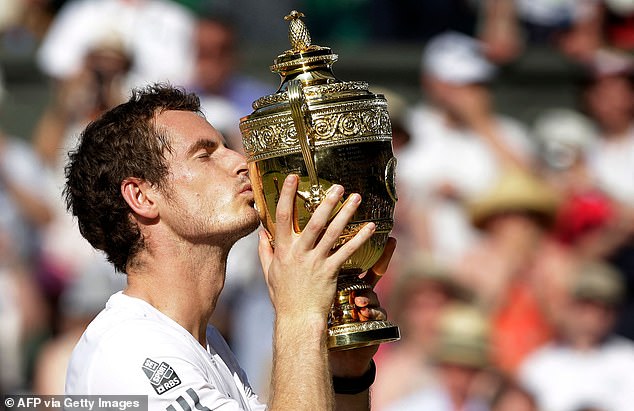 Murray became the first British men's champion since Fred Perry to lift the trophy at Wimbledon in July 2013 after beating Novak Djokovic