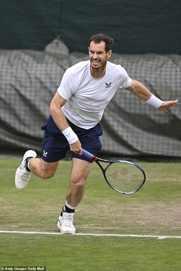 Murray trained yesterday afternoon but decided today that he is not fit enough