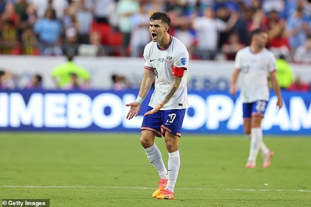 Christian Pulisic failed to inspire the US to the victory they needed to reach the knockout stages