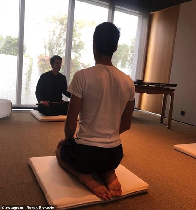 Yoga and meditation have become an important part of Djokovic's routine in a bid to stay on top