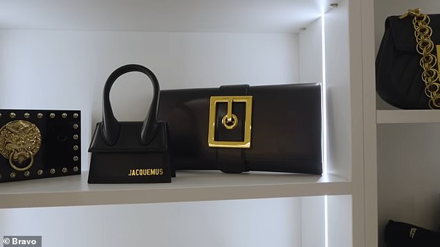 Gorga showed her different handbags from all kinds of different brands, such as Jacquemus, Louis Vuitton, Hermès and Chanel