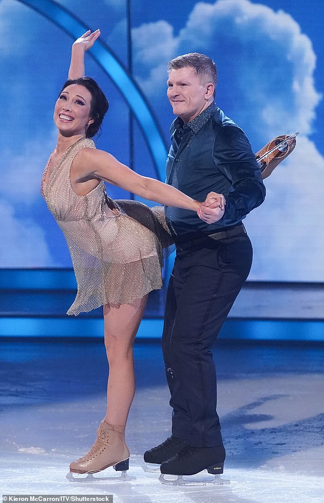 Ricky starred in Dancing On Ice with his partner Robin Johnstone, but didn't stay in the competition for long