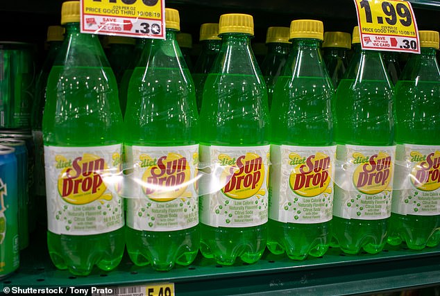 Brominated vegetable oil is used in beverages, including some Sun Drop soft drinks