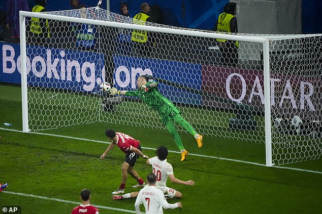 Mert Gunok made one of the most astonishing saves and sensationally prevented an equaliser in the dying moments of the match