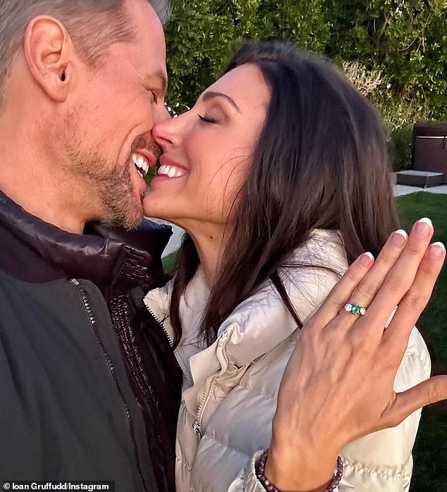 The actress accuses Gruffudd, 50, of leading an 'extravagant lifestyle' while she suffers, and draws attention to the 'expensive engagement ring' he bought for his fiancée Bianca Wallace