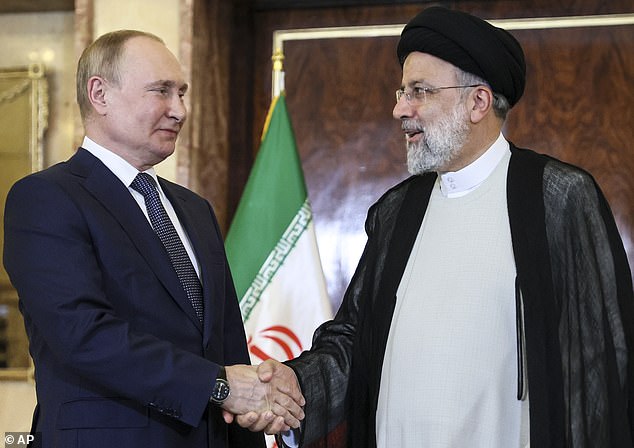 Putin and the late Iranian President Raisi met in December 2023 to discuss the war between Israel and Hamas