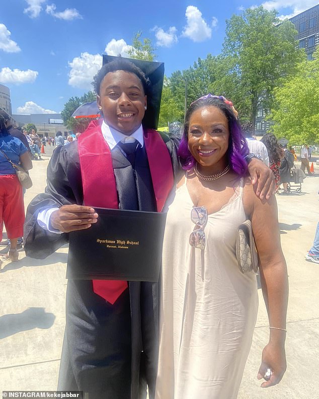KeKe was absent from her social media in June. She last posted on her Instagram in May. One of her posts celebrated her eldest son Amaree's graduation from high school (the duo are pictured together)